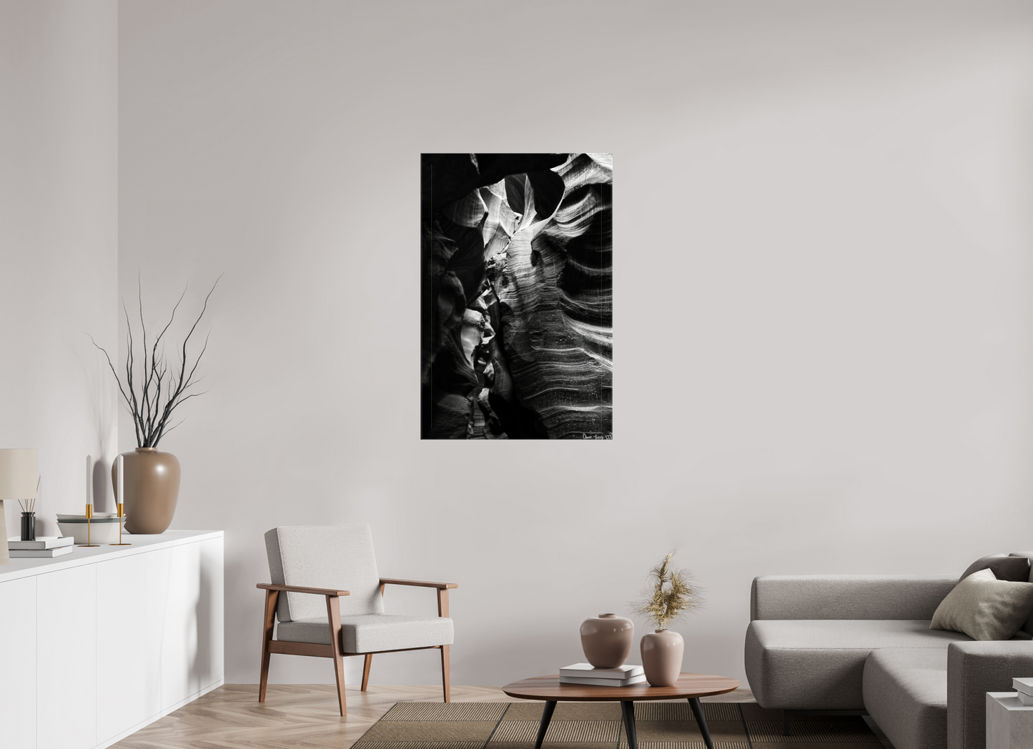 30 x 45″, Glossy Canvas Beauty Down Below