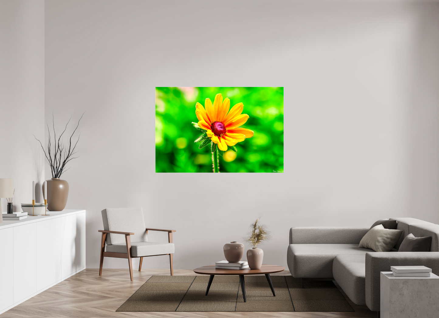 60 x 40″, Glossy Canvas Stillness in the Blur