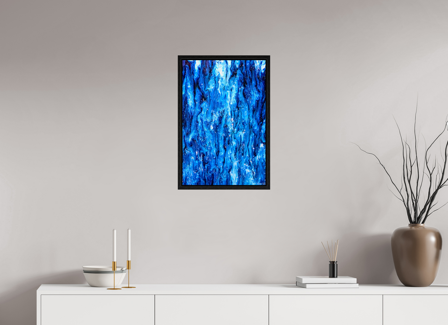 16 x 24″, Floater Frame Black Oak The Seven Seas