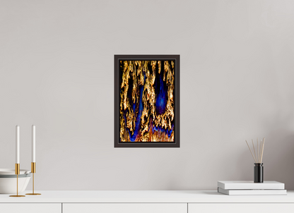 8 x 12″, Floater Frame Alder Brown Gilded Torrent