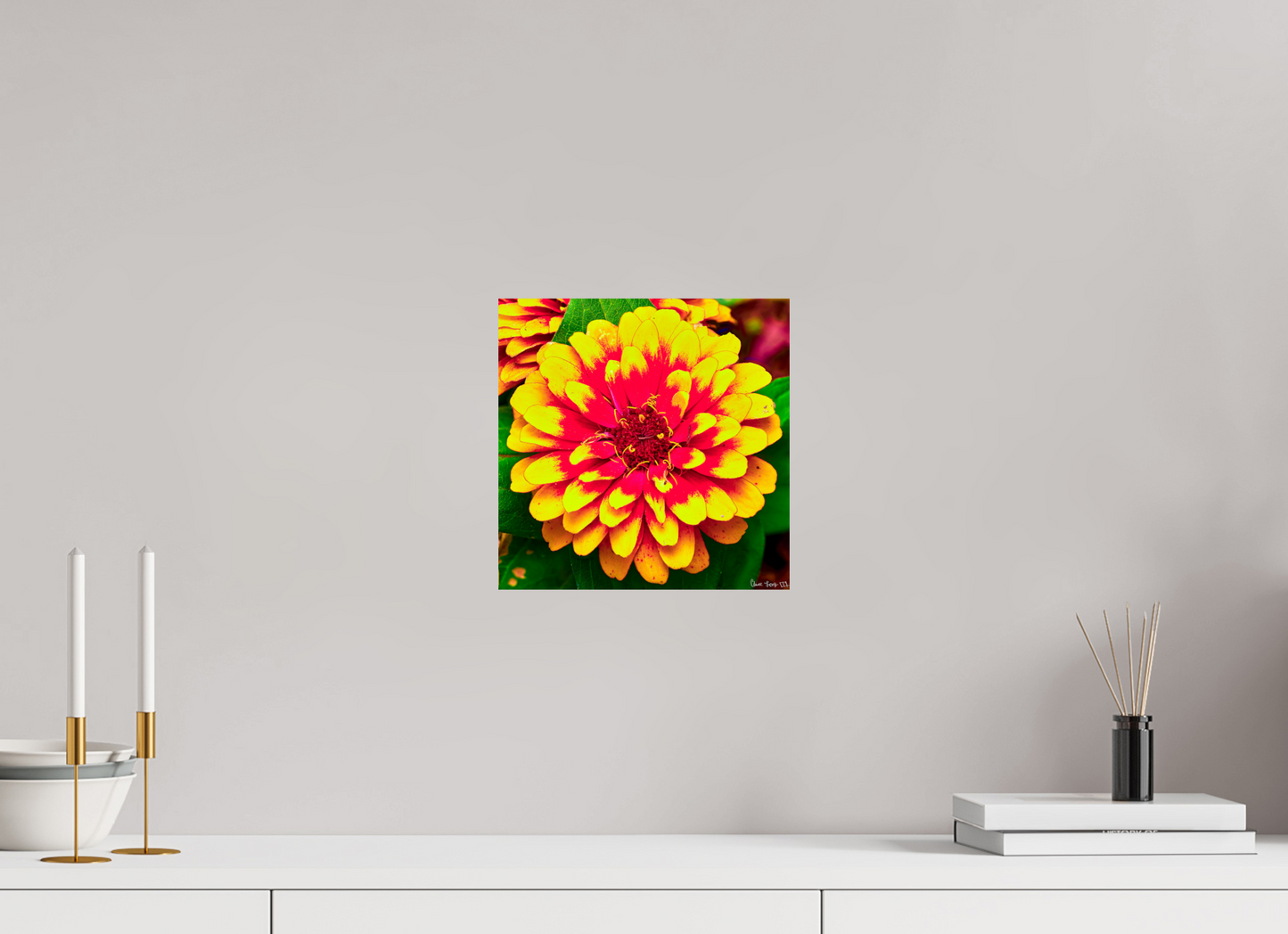 10 x 10″, Glossy Metal Radiance