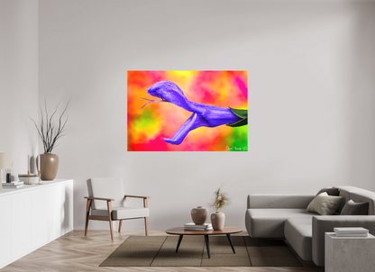 66 x 44″, Matte Canvas Eden’s Serpent