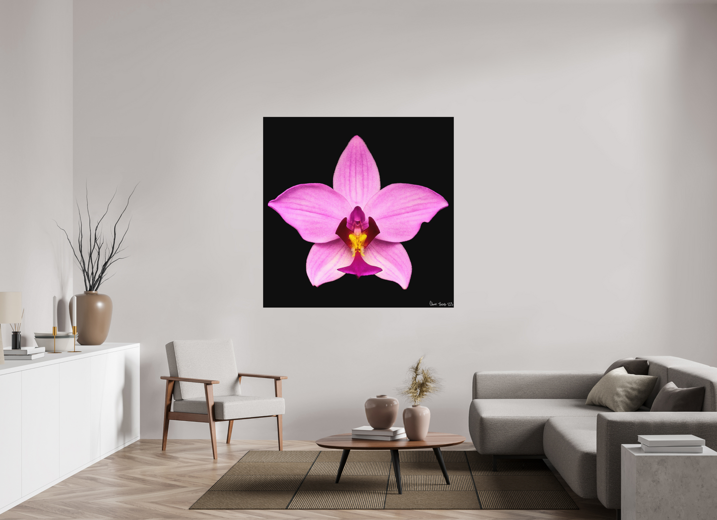 55 x 55″, Direct Print on Aluminum Dibond Default Bubblegum Star