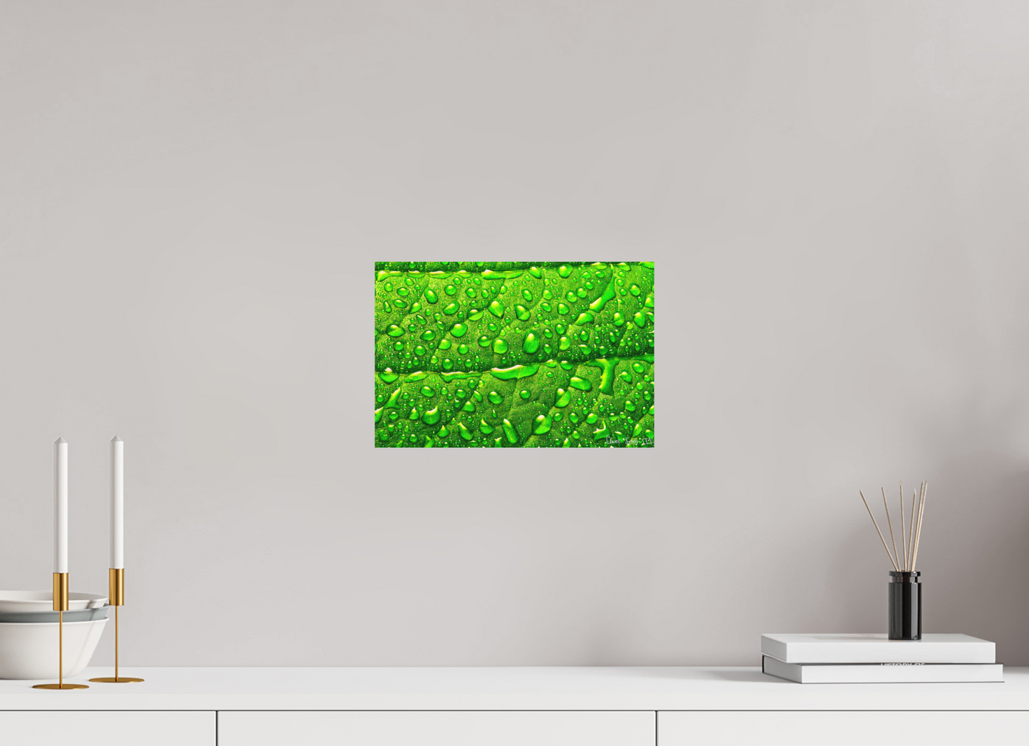 12 x 8″, Matte Metal Smile