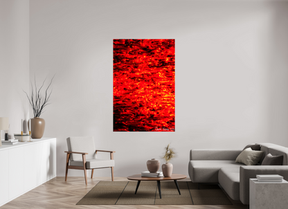 44 x 66″, Glossy Canvas Ember