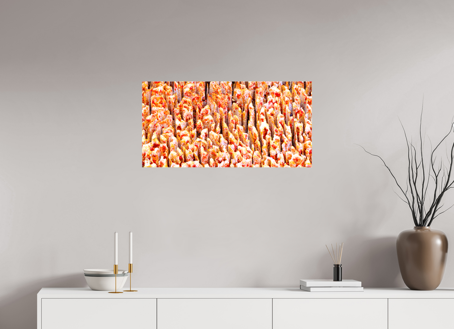 32 x 16″, Glossy Canvas Inescapable Decay