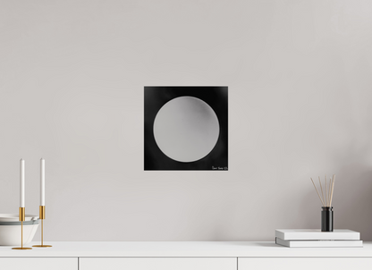 10 x 10″, Glossy Metal Lycan’s Moon