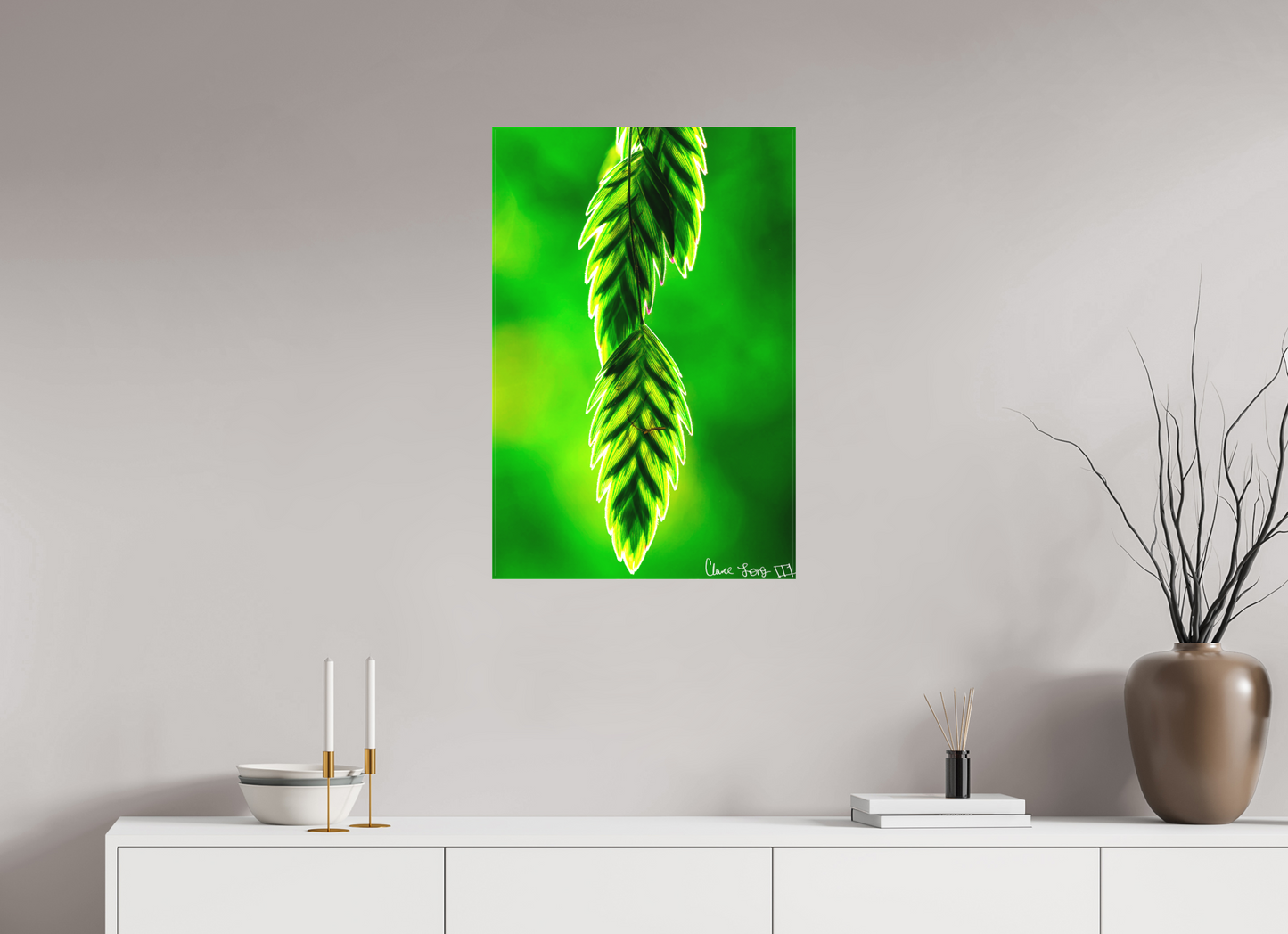 20 x 30″, Matte Canvas Harmonic Trinity