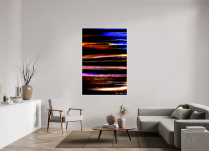 44 x 66″, Glossy Metal Jupiter’s Storm