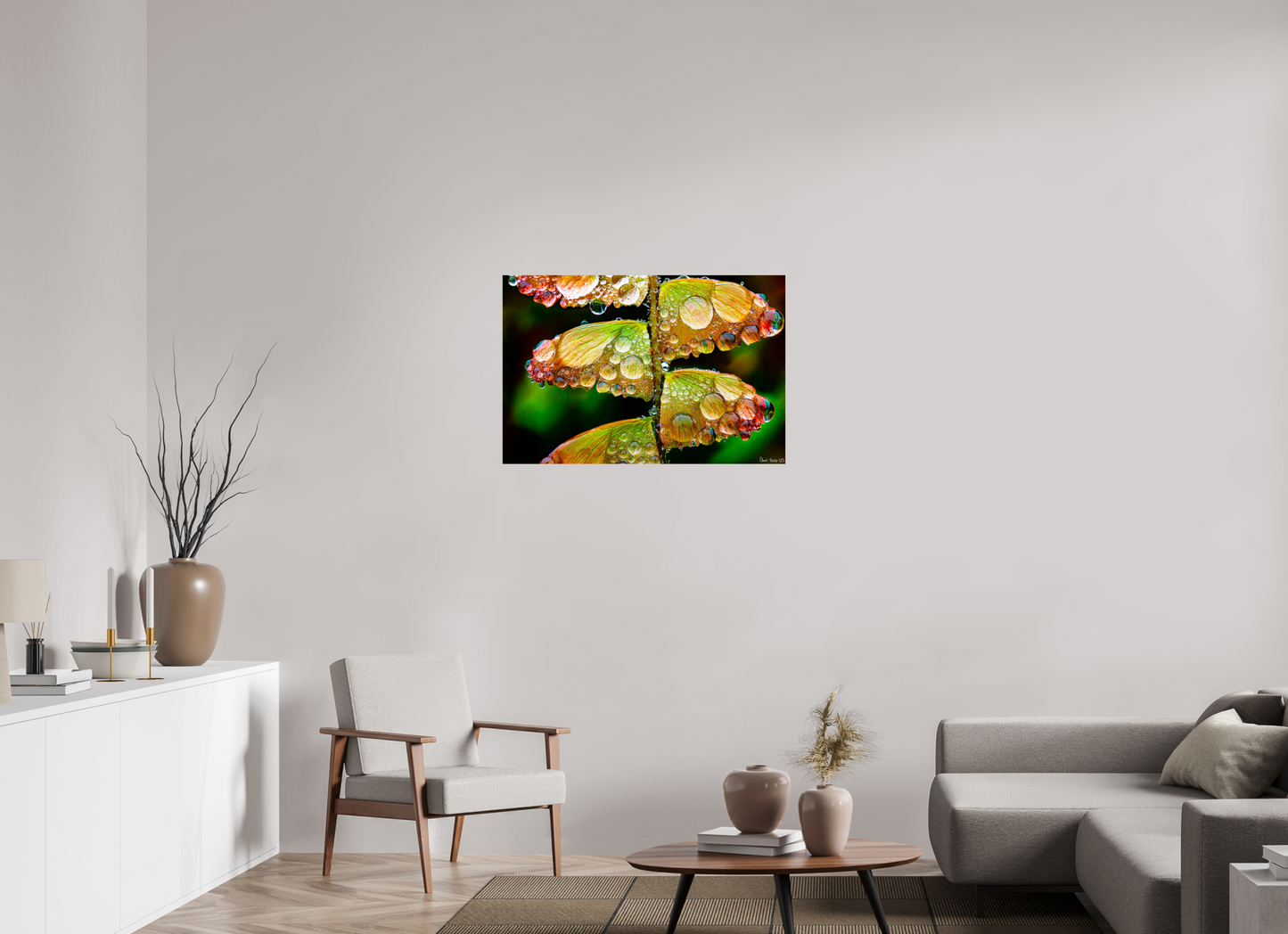 36 x 24″, Glossy Metal Monarch’s Abundance