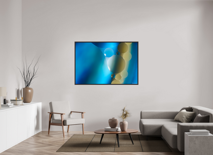 60 x 40″, Floater Frame Alder Brown Contiguous