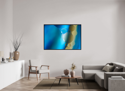 60 x 40″, Floater Frame Black Oak Contiguous