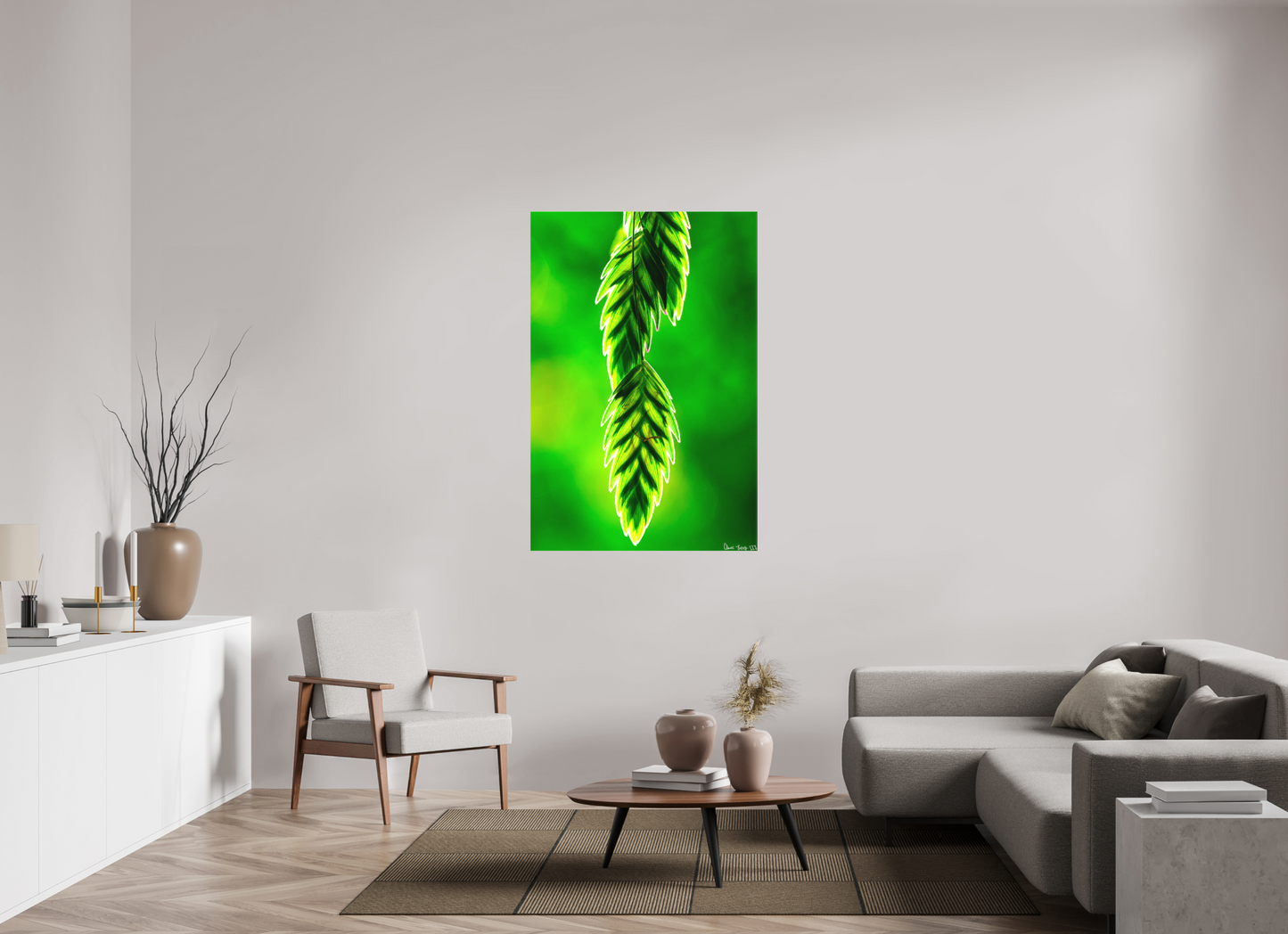 36 x 54″, Matte Canvas Harmonic Trinity