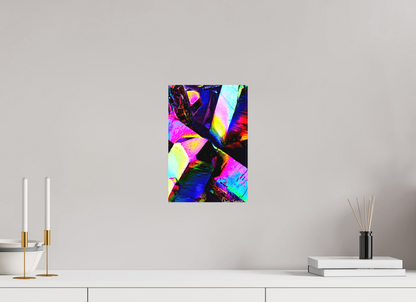 8 x 12″, Matte Canvas Prismatic Shards