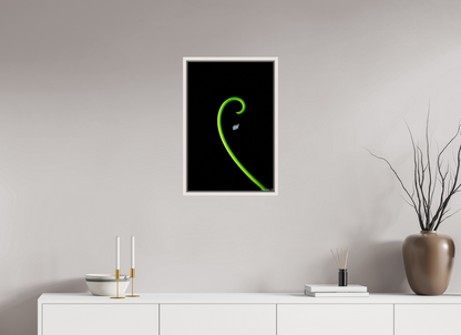 16 x 24″, Floater Frame Maple White Golden Ratio