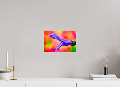 12 x 8″, Glossy Metal Eden’s Serpent