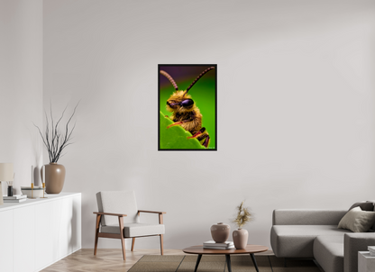 24 x 36″, Floater Frame Black Oak The Cutest Bee