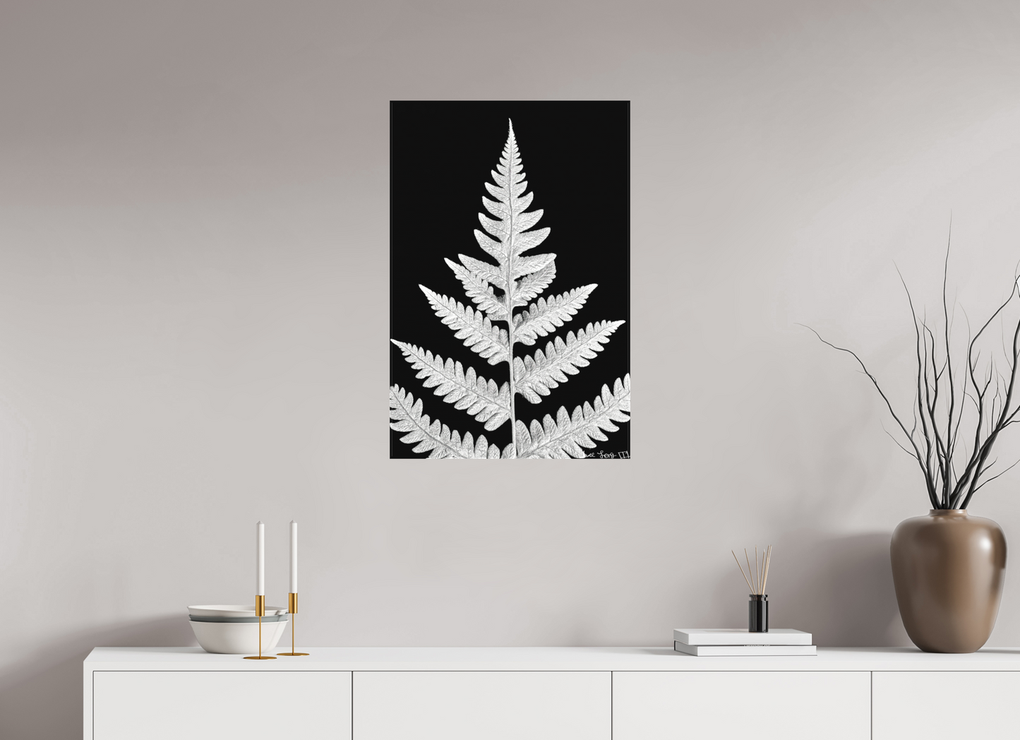 20 x 30″, Matte Canvas Inverted Viridescence