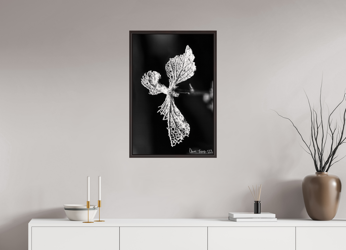 20 x 30″, Floater Frame Alder Brown Dragon’s Ascent