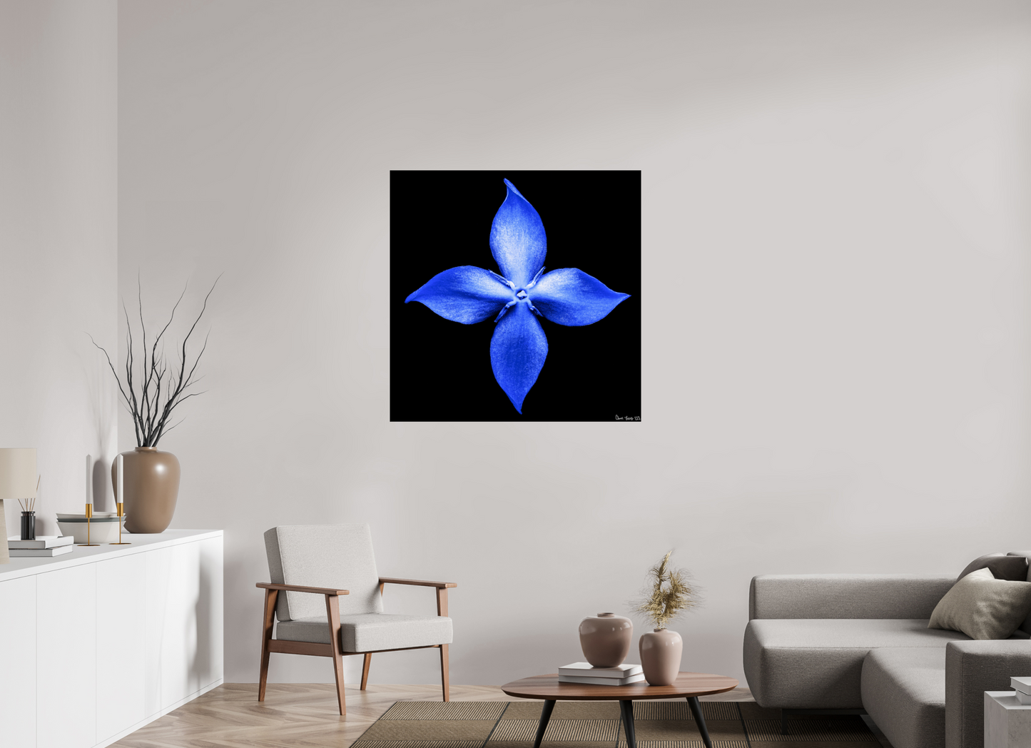 40 x 40″, Acrylic Halcyon Compass