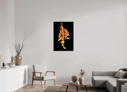 24 x 36″, Floater Frame Black Oak Autumn's Vengeance