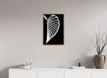16 x 24″, Floater Frame Natural Oak Onyx Organ