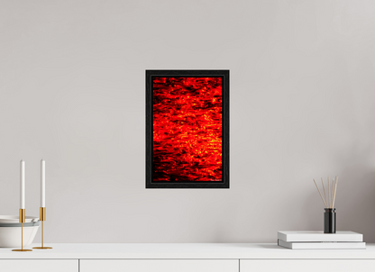 8 x 12″, Floater Frame Black Oak Ember