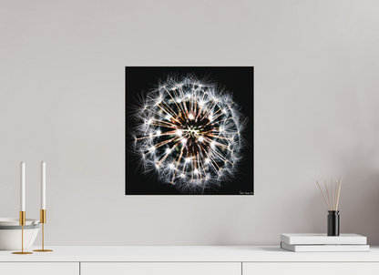 15 x 15″, Matte Metal Starburst