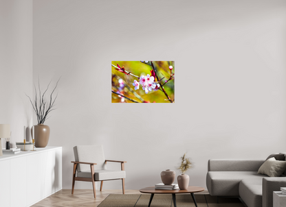 36 x 24″, Glossy Metal Cherry Blossom