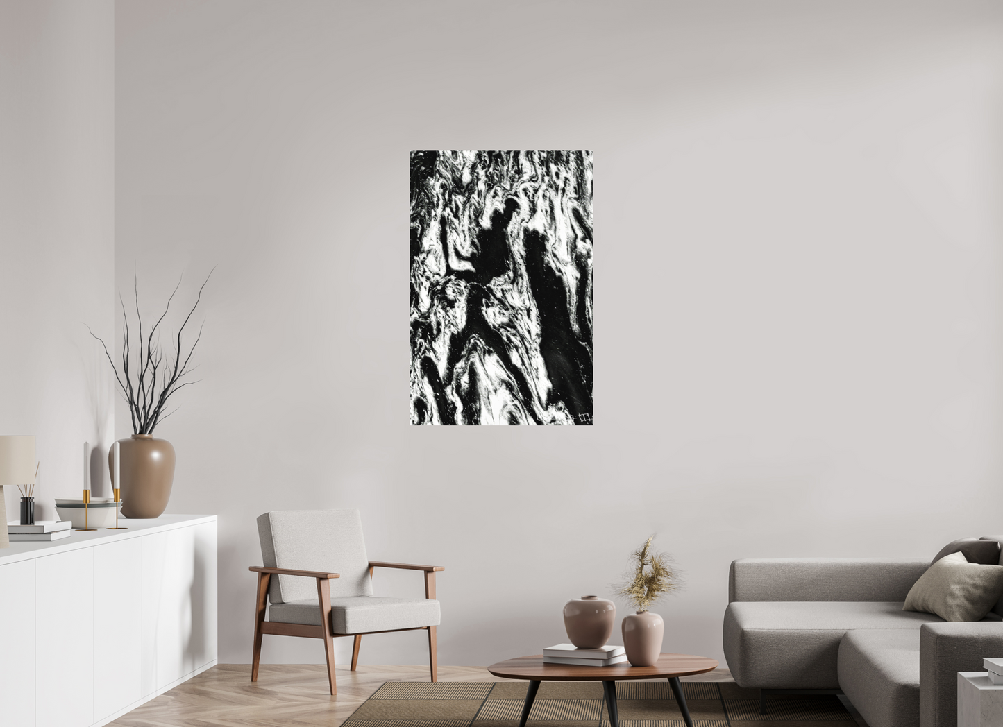 30 x 45″, Forex Frolicking Shadows