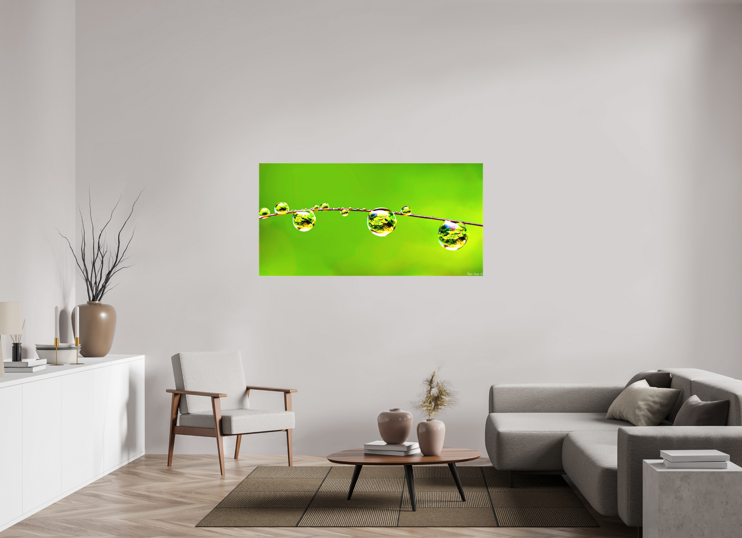 62 x 31″, Matte Canvas Refraction