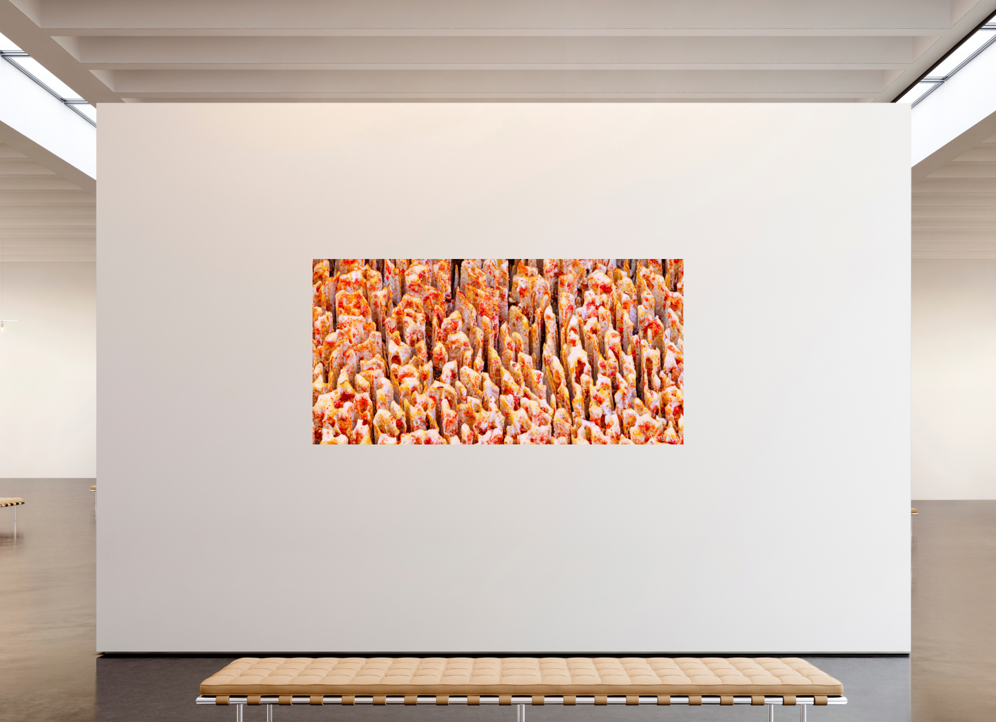 94 x 47″, Photo Print on Aluminum Backing Inescapable Decay