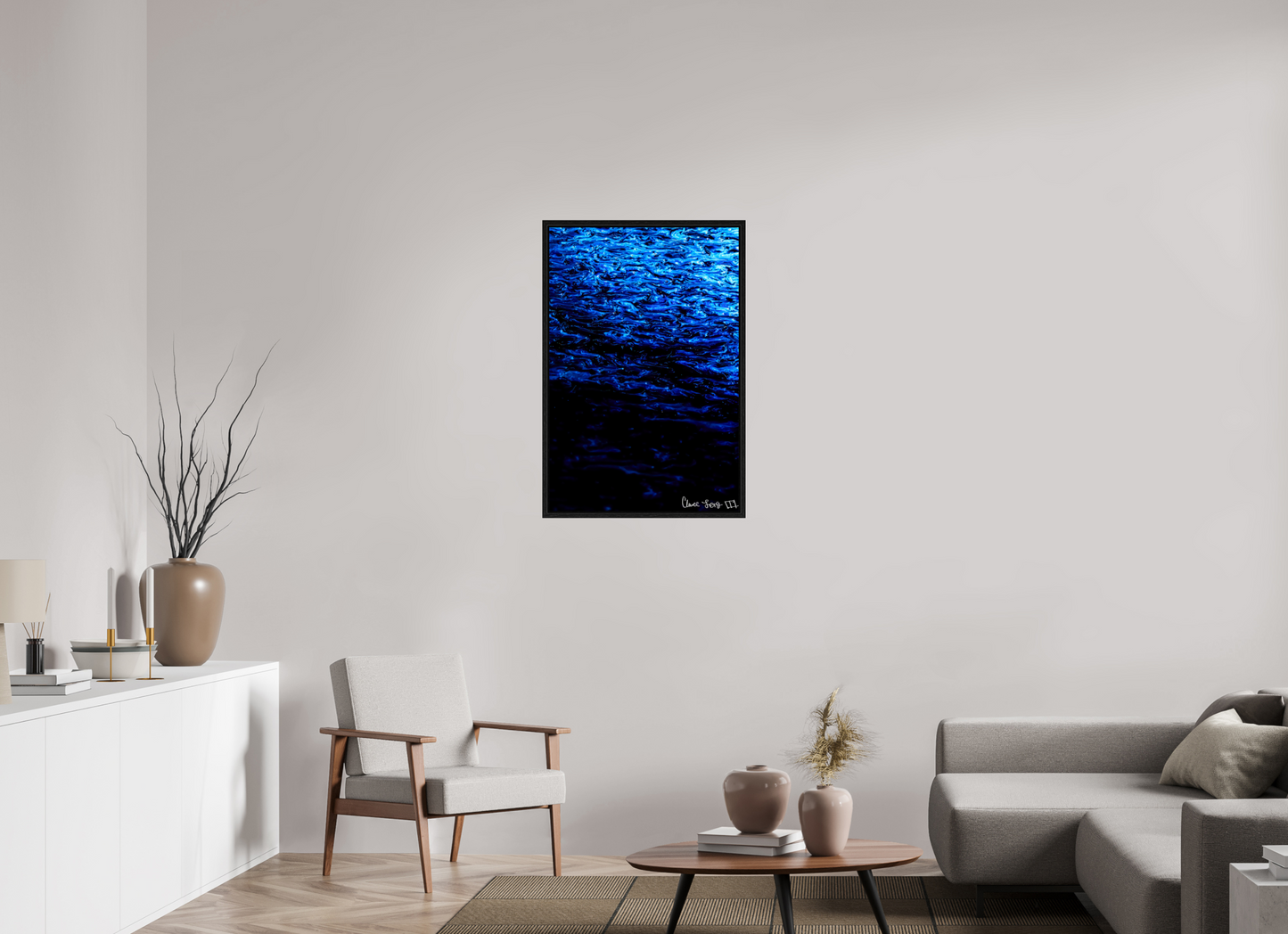 24 x 36″, Floater Frame Black Oak Submergence