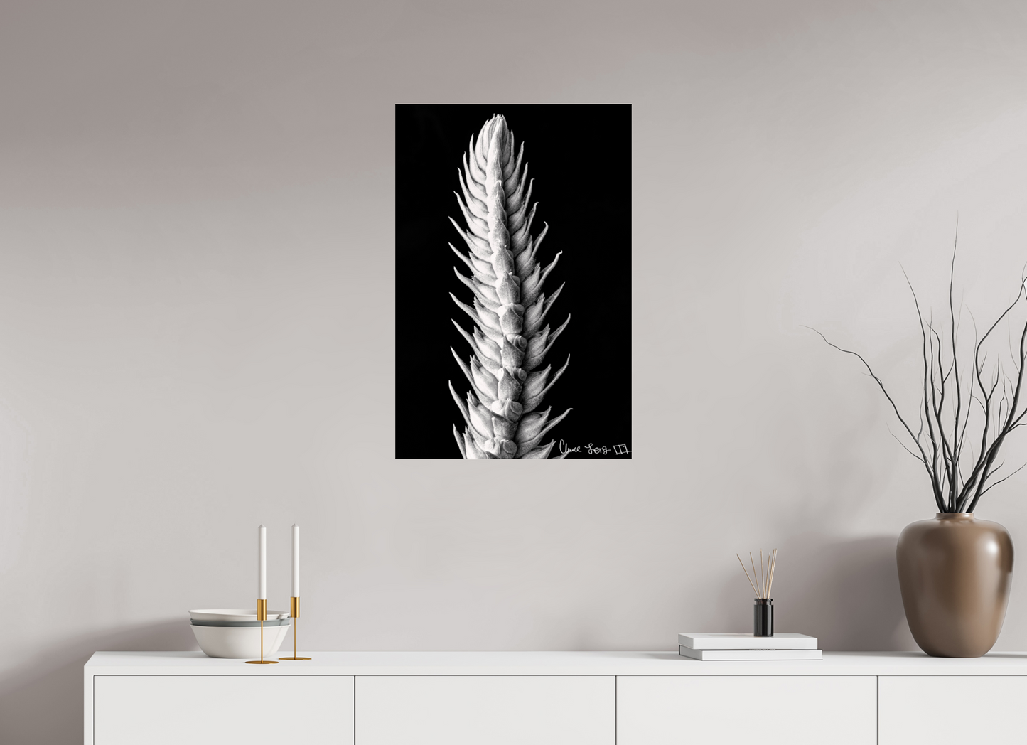 20 x 30″, Acrylic Vertebrae