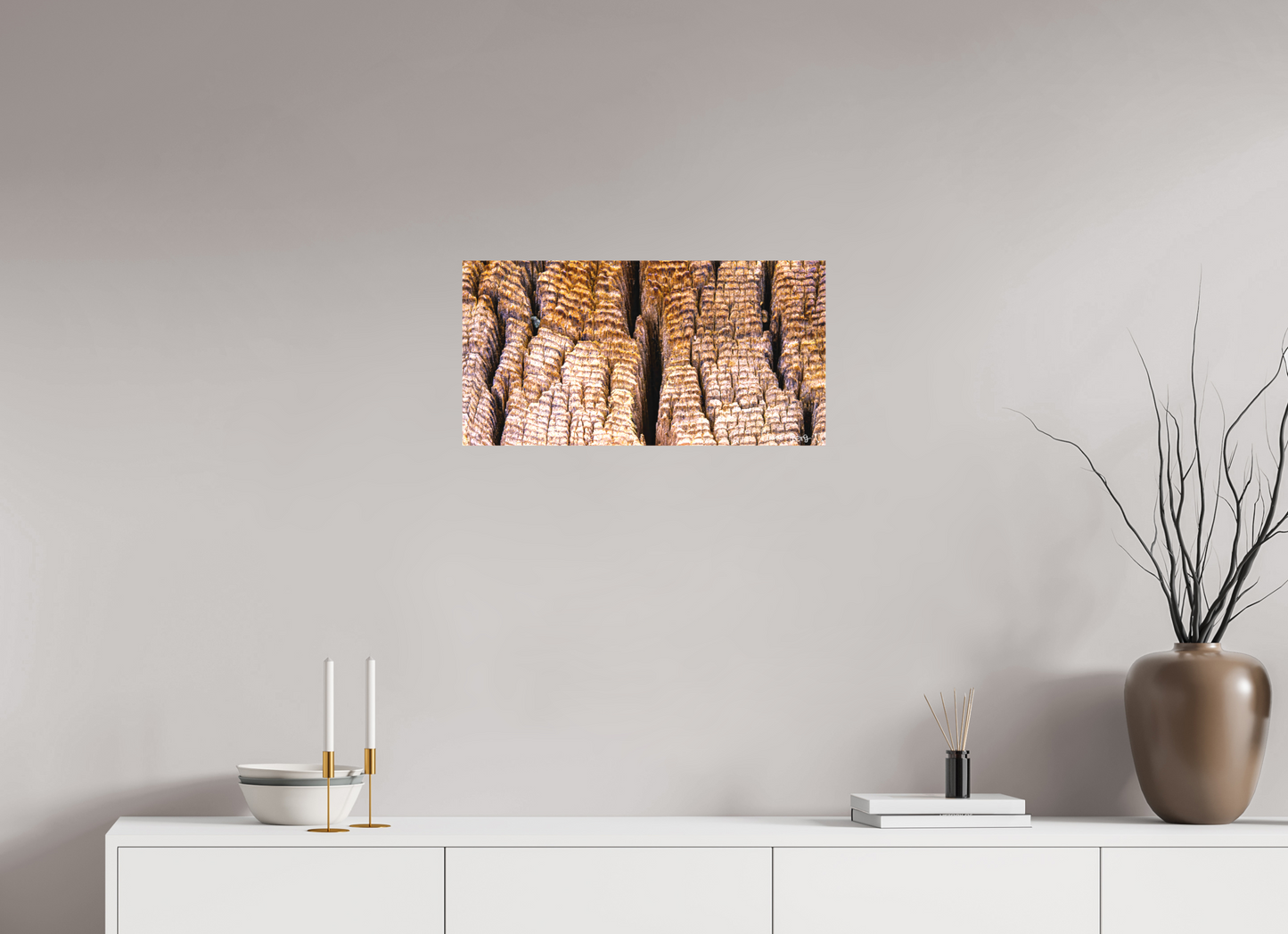 24 x 12″, Matte Canvas Fissure