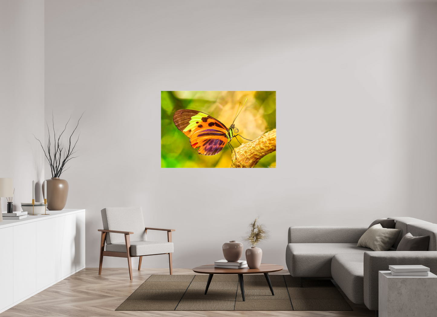 54 x 36″, Glossy Canvas Flamboyance