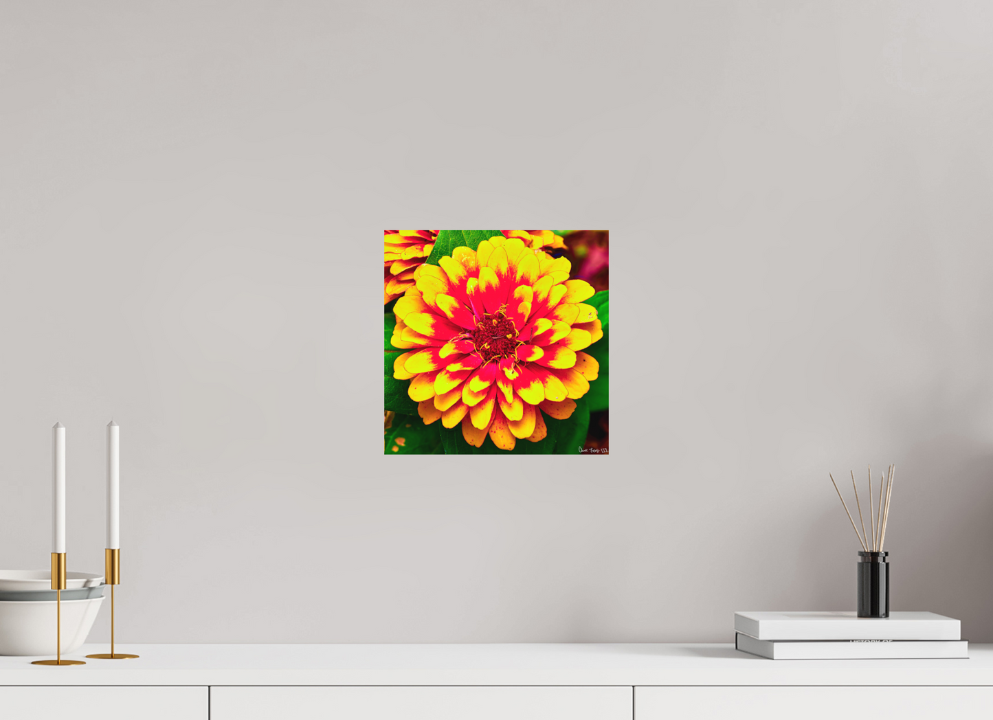 10 x 10″, Matte Metal Radiance