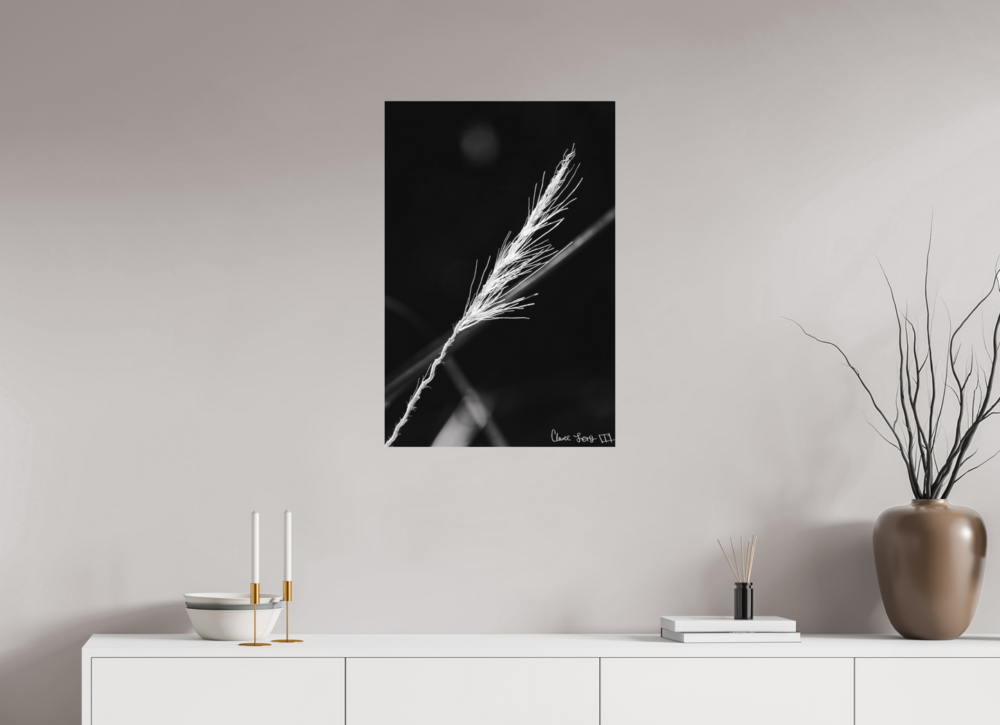 20 x 30″, Matte Metal Frayed