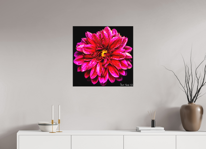 25 x 25″, Matte Canvas Droplets Galore