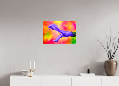 24 x 16″, Glossy Canvas Eden’s Serpent