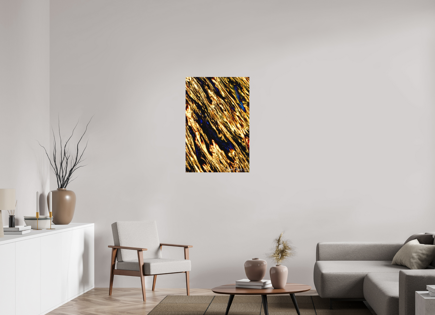 24 x 36″, Forex Gilded Permeation