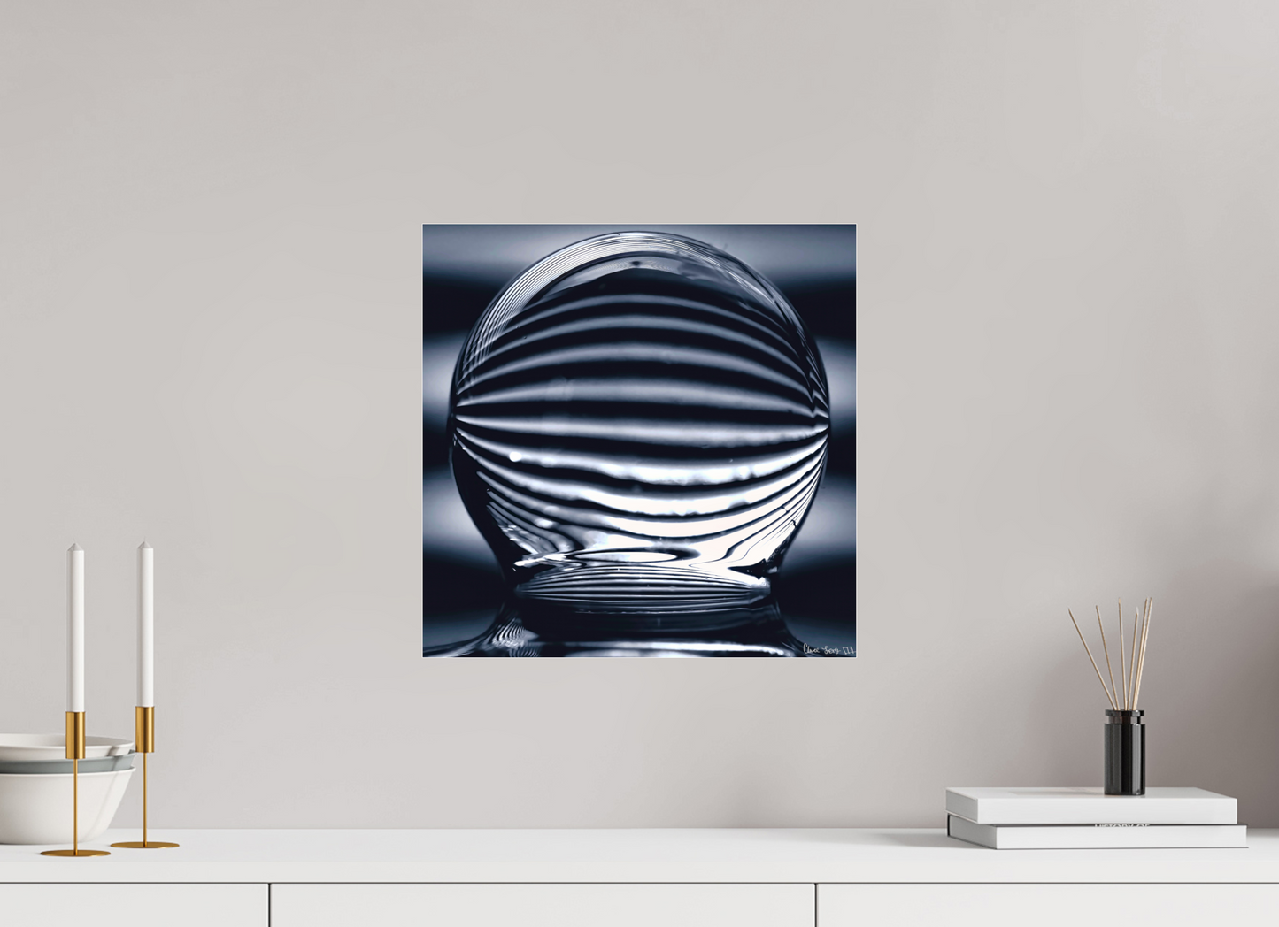 15 x 15″, Acrylic Orb of Light