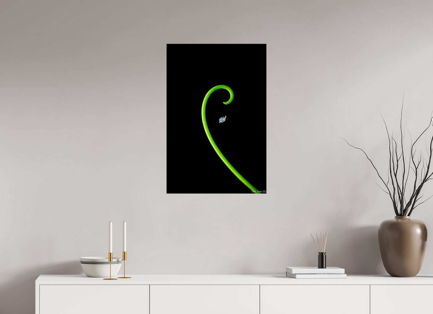 20 x 30″, Glossy Metal Golden Ratio