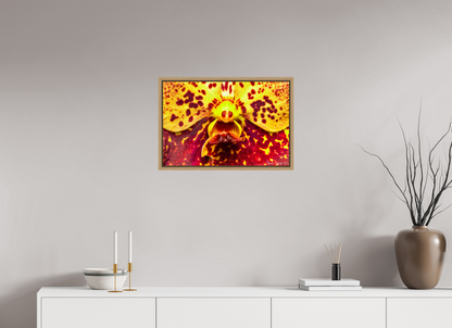 24 x 16″, Floater Frame Natural Oak The Flying Thing