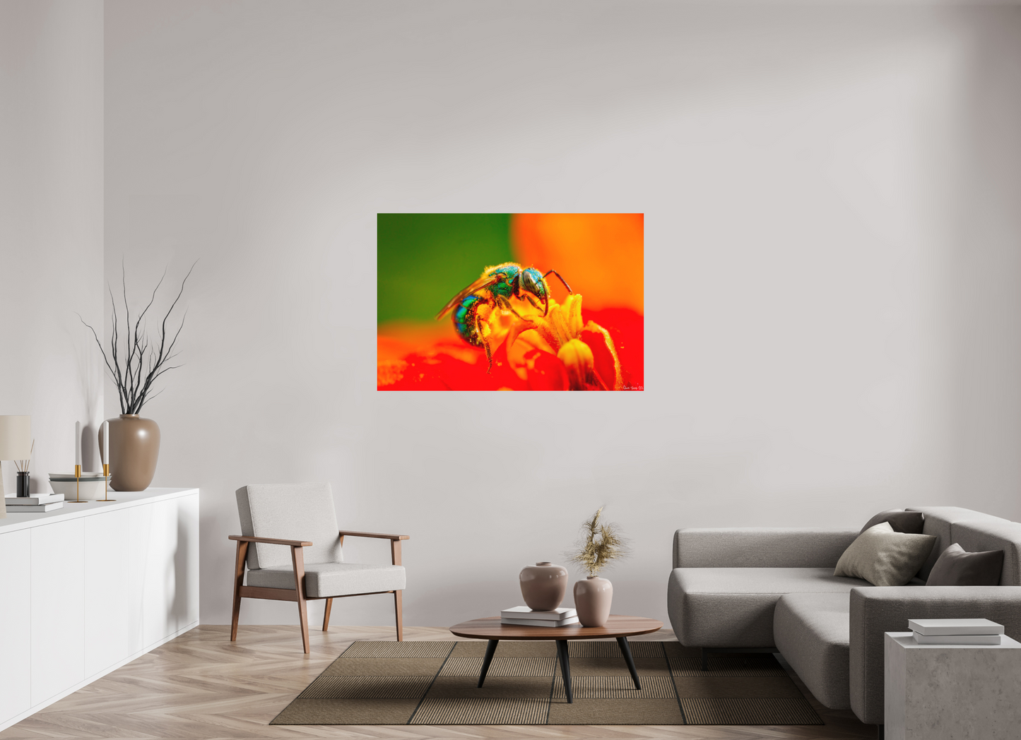 54 x 36″, Matte Metal Salt Licker