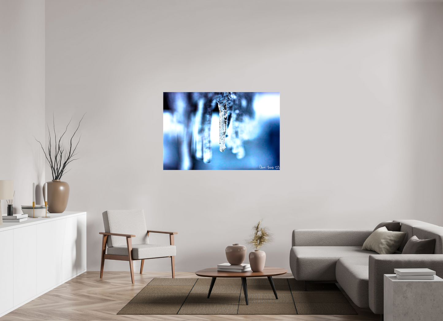 54 x 36″, Glossy Canvas Sickle of Boreas