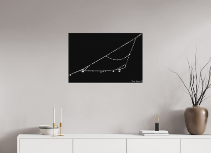 30 x 20″, Matte Canvas Right Triangle