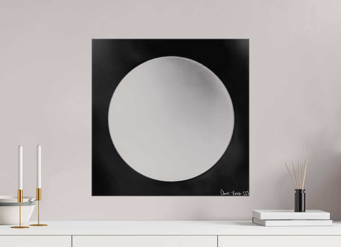 20 x 20″, Glossy Canvas Lycan’s Moon