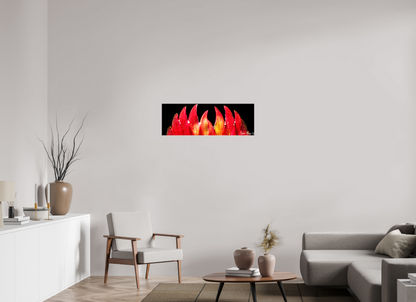 36 x 12″, Glossy Canvas Flaming Sword