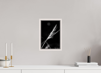 8 x 12″, Floater Frame Maple White Frayed